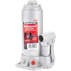 Домкрат гидравлический бутылочный (5 т, 216-413 мм) MATRIX 50721, фото  - Метэкс