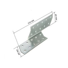 Держатель балки DB 170 х 40 х 40 мм правый, фото  - Метэкс