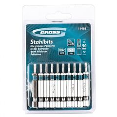 Бита Torx 10 х 50 10 шт GROSS 11468, фото  - Метэкс