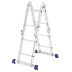 Лестница шарнирная алюминиевая 4 х 2 ступени СИБРТЕХ 97879, фото  - Метэкс