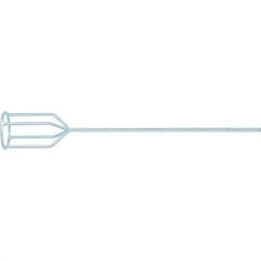 Миксер для гипсовых смесей 80 х 530 мм шестигранный хвостовик 8 мм MATRIX 84841, фото  - Метэкс