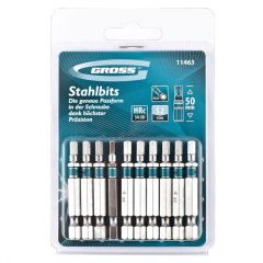 Бита HEX4 50 мм 10 шт GROSS 11463, фото  - Метэкс