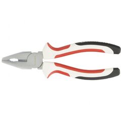 Плоскогубцы 180 мм White Nickel трехкомпонентные рукоятки MATRIX 17075, фото  - Метэкс