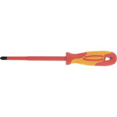 Отвертка диэлектрическая SL6,5 x 150 мм до 1000В GROSS 12944, фото  - Метэкс