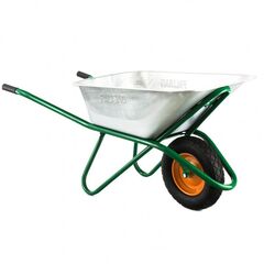 Тачка одноколесная грузоподъемность 200 кг объем 90 л садово-строительная усиленная Palisad, фото  - Метэкс