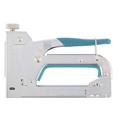 Степлер мебельный 4-14 мм тип скобы 53 стальной корпус регулируемый GROSS 41000, фото  - Метэкс