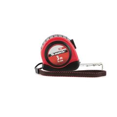 Рулетка 3 м х 16 мм Status autostop Magnet  двухкомпонентный корпус зацеп с магнитом MATRIX 31037, фото  - Метэкс