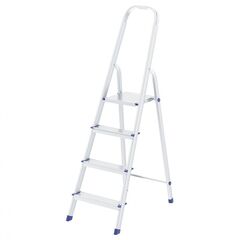 Стремянка 4 ступени алюминиевая Сибртех 97714, фото  - Метэкс
