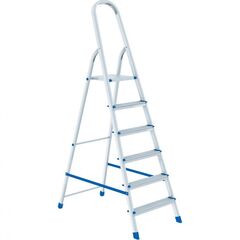 Стремянка 6 ступеней алюминиевая Сибртех 97716, фото  - Метэкс