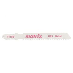 Лобзиковые пилки T118B (3 шт) MATRIX 78229, фото  - Метэкс