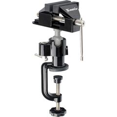 Тиски настольные многофункциональные сменная насадка шарнирный механизм 70 мм MATRIX 18508, фото  - Метэкс