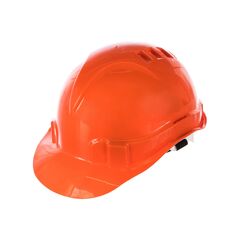 Каска защитная из ударопрочной пластмассы оранжевая СИБРТЕХ 89113, фото  - Метэкс