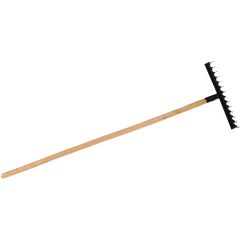 Грабли 14-зубые 1300 мм с черенком витые СИБРТЕХ 61768, фото  - Метэкс