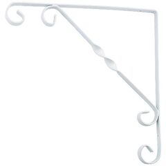 Кронштейн декоративный 250х250 белый, фото  - Метэкс