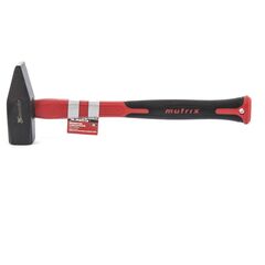 Молоток слесарный 1500 г фибергласовая обрезиненная рукоятка квадратный боек MATRIX 10384, фото  - Метэкс