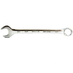 Ключ комбинированный 24 мм матовый хром MATRIX 15119, фото  - Метэкс