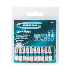 Бита PH2 х 25 10 шт GROSS 11330, фото  - Метэкс