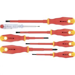 Набор диэлектрических отверток до 1000В 7 шт СИБРТЕХ 12936, фото  - Метэкс