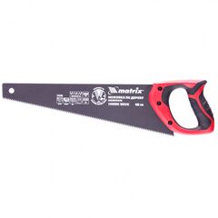 Ножовка по дереву 400 мм 7-8 TPI каленый зуб 3D тефлоновое покрытие MATRIX 23549, фото  - Метэкс
