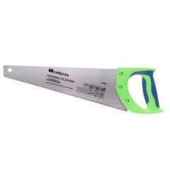 Ножовка по дереву 350 мм 7-8 TPI "Зубец" каленый зуб 2D двухкомпонентная рукоятка СИБРТЕХ 23801, фото  - Метэкс
