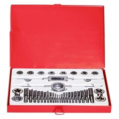 Набор метчиков и плашек 36 предметов 9ХС MATRIX 77339, фото  - Метэкс