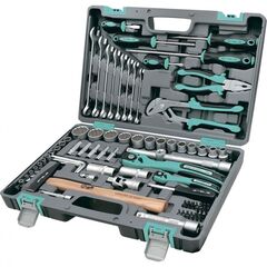 Набор инструментов 76 предметов 12 гранные головки STELS 14116, фото  - Метэкс