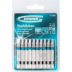 Бита SL6 х 50 10 шт GROSS 11326, фото  - Метэкс