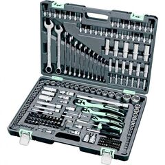 Набор инструментов 1/2", 3/8", 1/4" усиленный кейс 216 предметов STELS 14115, фото  - Метэкс