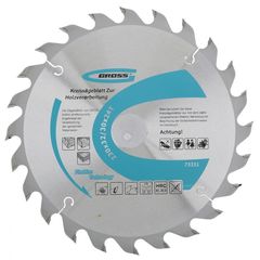 Пильный диск по дереву 230 x 32 мм 24 зуба кольцо 30/32 GROSS 73331, фото  - Метэкс