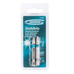 Бита PH2 х 50 2 шт GROSS 11357, фото  - Метэкс