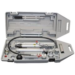 Растяжка гидравлическая 10 т 14 предметов 9 сменных насадок пластиковый кейс MATRIX 513455, фото  - Метэкс