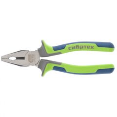 Плоскогубцы 200 мм двухкомпонентные рукоятки СИБРТЕХ 17055, фото  - Метэкс