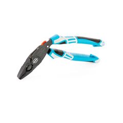 Плоскогубцы 200 мм с изогнутой головой трехкомпонентные рукоятки GROSS 16985, фото  - Метэкс