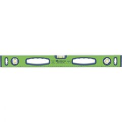 Уровень алюминиевый 300 мм магнитный фрезерованный, 3 глазка, рукоятки, СИБРТЕХ 34111, фото  - Метэкс