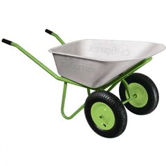 Тачка двухколесная грузоподъемность 230 кг объем 90 л строительная Сибртех, фото  - Метэкс