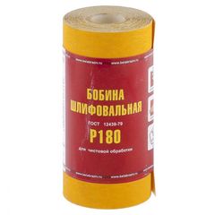 Шкурка на бумажной основе, LP41C зерн. 6H(P180), мини-рулон 100х5, фото  - Метэкс