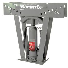 Трубогиб гидравлический 12 т в комплекте с башмаками 1/2-2" MATRIX 181335, фото  - Метэкс