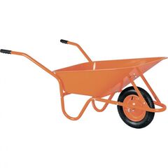 Тачка одноколесная грузоподъемность 120 кг объем 90 л садовая-строительная ТСО-02, фото  - Метэкс