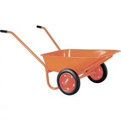 Тачка двухколесная грузоподъемность 120 кг объем 90 л садовая-строительная ТСО-2-02, фото  - Метэкс