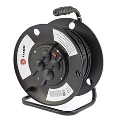 Удлинитель на катушке 50 м 4 розетки 95708, фото  - Метэкс