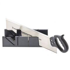 Стусло пластиковое 300 х 100 мм + пила 500 мм MATRIX 22540, фото  - Метэкс