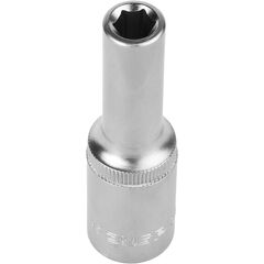 Головка торцевая удлиненная 1/2" 8 мм 6-гранная хром ЗУБР 27726-08, фото  - Метэкс