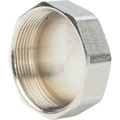 Заглушка никелированная резьб. 40 (1 1/2") ВР, фото  - Метэкс
