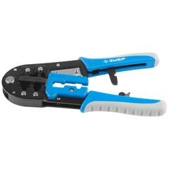 Кримпер универсальный со встроенным кабелерезом ЗУБР 22675, фото  - Метэкс