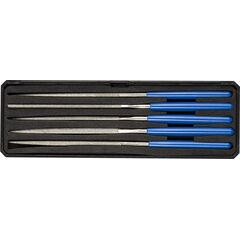 Набор надфилей алмазных в пластиковом боксе Р140 160х80 5 предметов ЗУБР 33388-160-H5, фото  - Метэкс