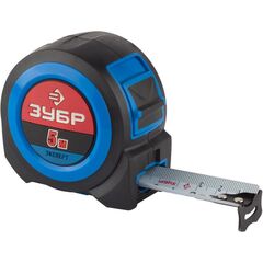 Рулетка 5 м х 27 мм сверхширокое полотно ЗУБР 34059-05-27, фото  - Метэкс