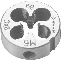 Плашка ручная М6 х 0.75 мм 9ХС ЗУБР 4-28022-06-0.75, фото  - Метэкс