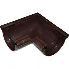 Угол желоба 90 ПВХ шоколад (8), фото  - Метэкс