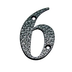 Цифра НОЭЗ 6-110-S черный, фото  - Метэкс