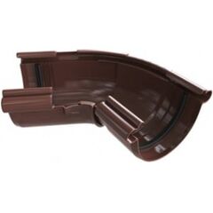 Угол желоба 120-145 ПВХ шоколад (8), фото  - Метэкс